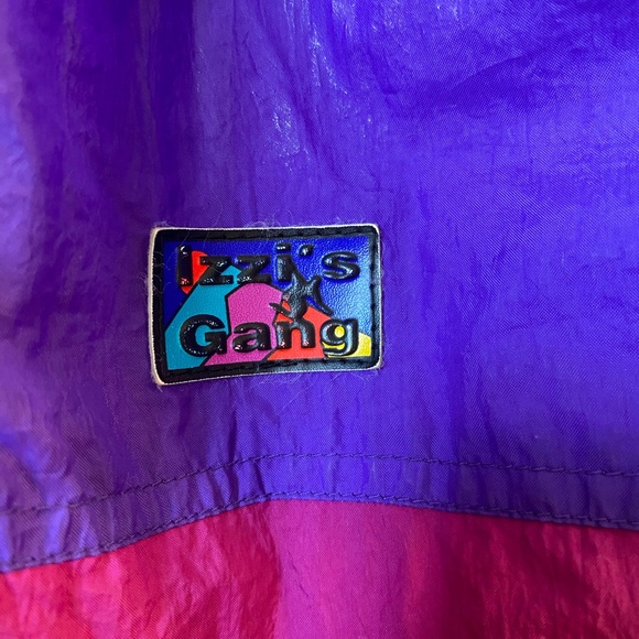 Vintage Izzi’s Gang Colorblock Puffer Jacket Size Large - Picture 4 of 12